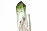 Bi-Colored Elbaite Tourmaline Crystal - Rubaya, DR Congo #206899-3